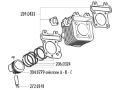 Obrázok z valec sada Polini liatina sport 79cc 49mm pre Piaggio 50 4T 2V