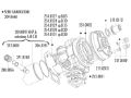 Obrázok z valec sada Polini aluminum racing Big Evolution 70cc 47.6mm pre Piaggio LC