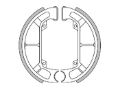 Obrázok z brzdové obloženie sada Polini 100x20mm s pružinami pre bubnovú brzdu pre Piaggio Quartz, Zip Base 50, Sfera 50/80
