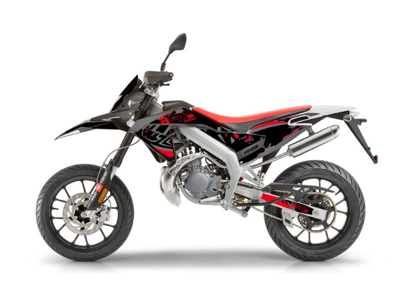 Obrázok z Nálepka/polep sada čierna f.-red-grey matná pre Aprilia SX50 2018- Euro4
