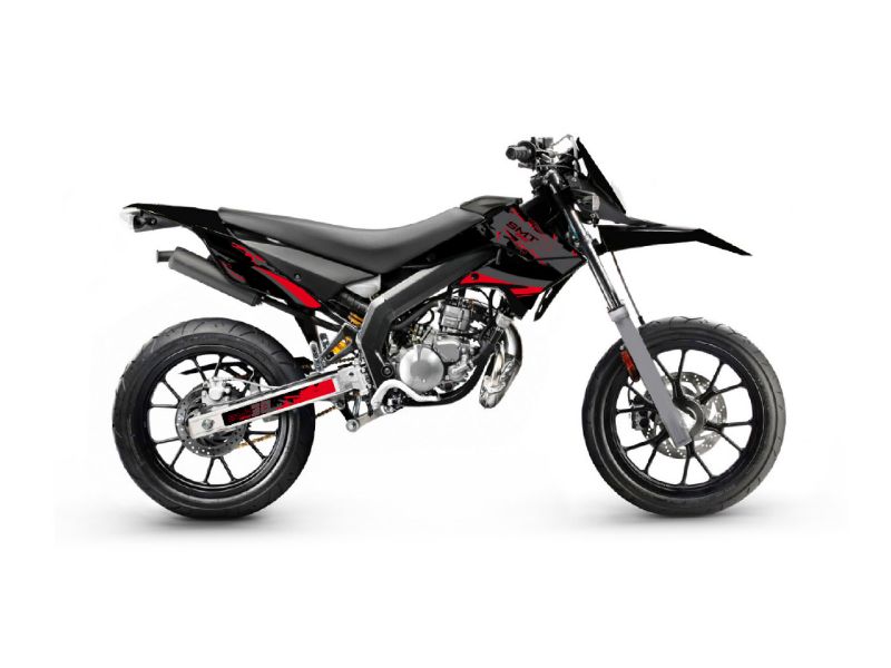 Obrázok z samolepky sada  čierno-červeno-sivá matná pre Gilera SMT 11-17