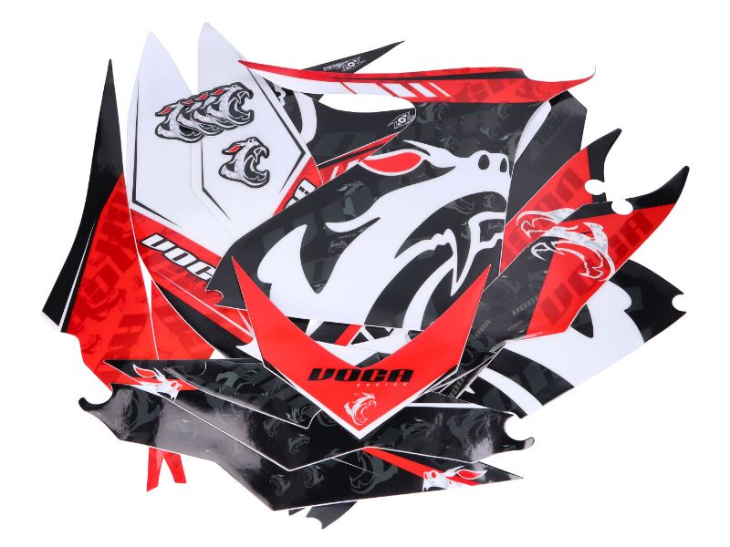 Obrázok z samolepky sada  VOCA Racing pre Yamaha Aerox, MBK Nitro -2013
